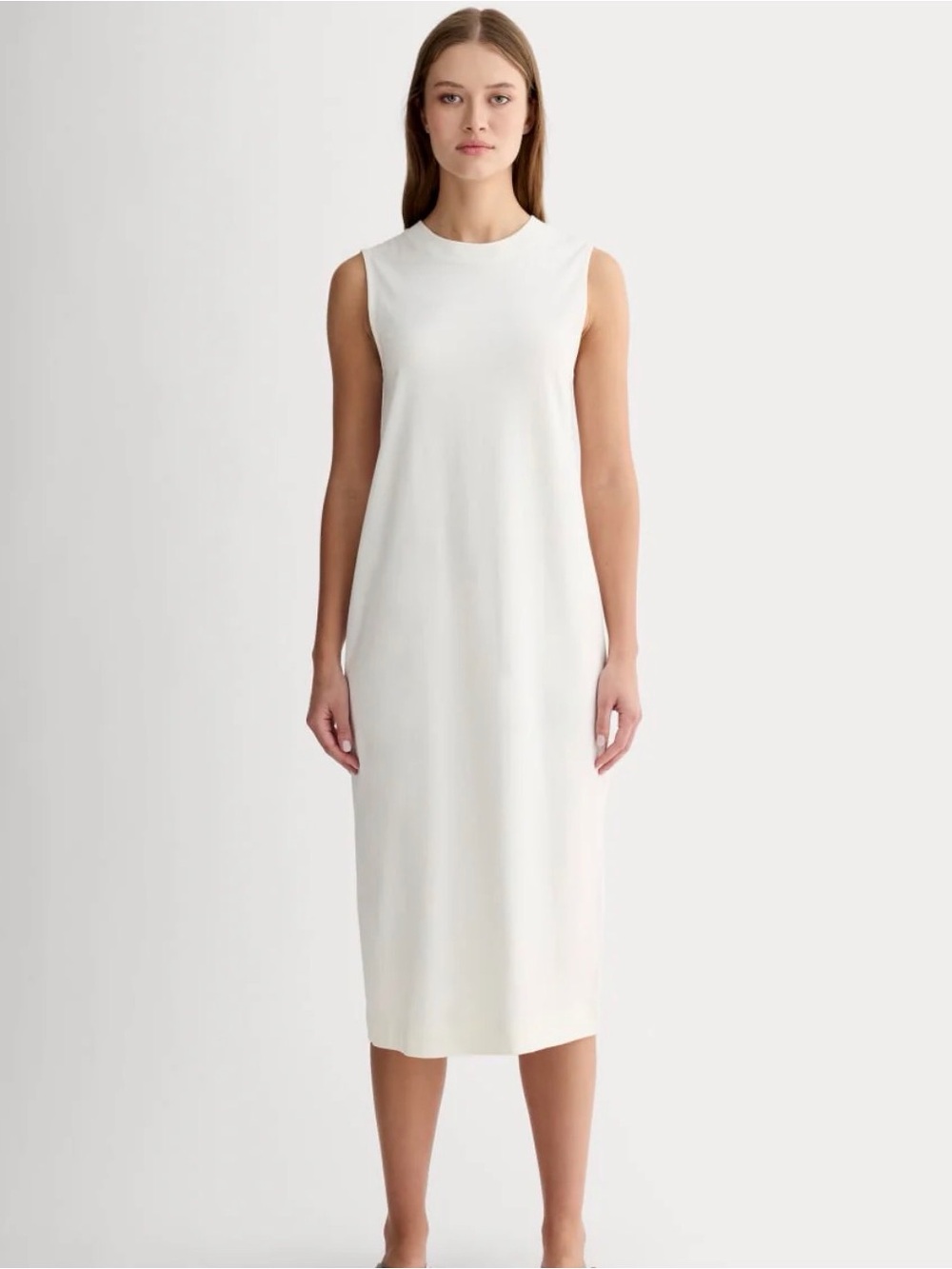 Everlane Weekend Tank Dress in Ivory